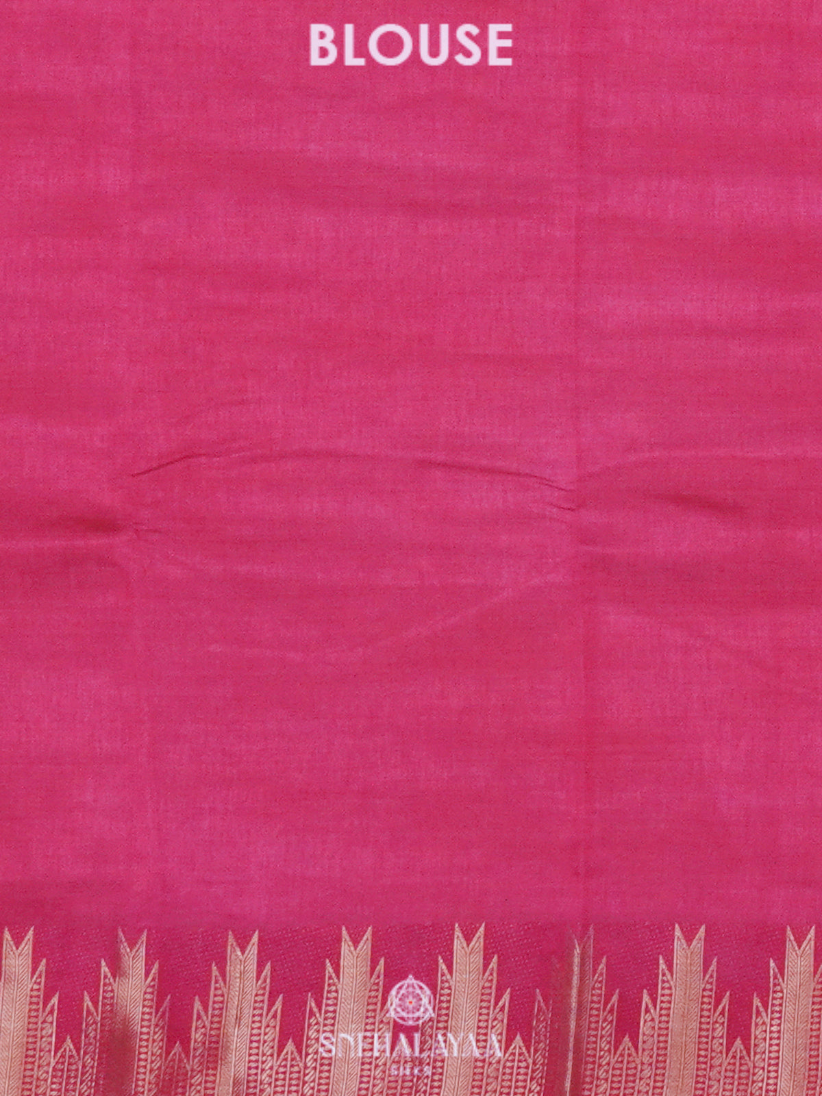 Pink Raw Silk Saree