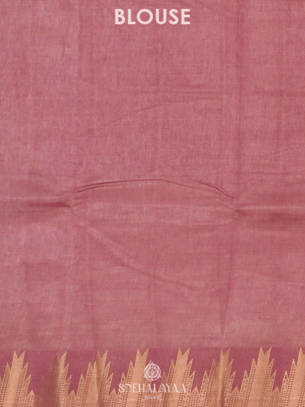 Pale Pink Raw Silk Saree