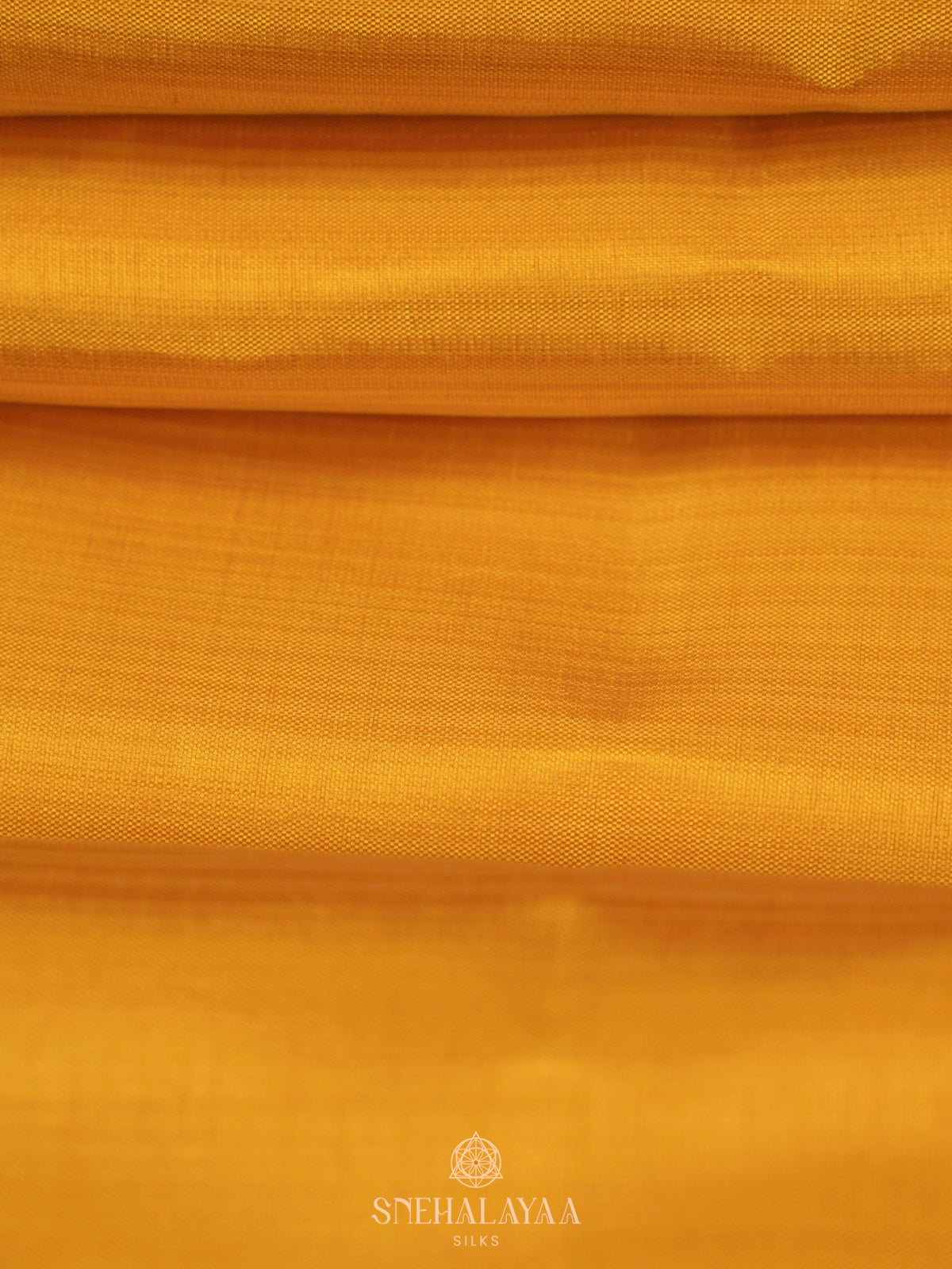 Mango Yellow Raw Silk Saree