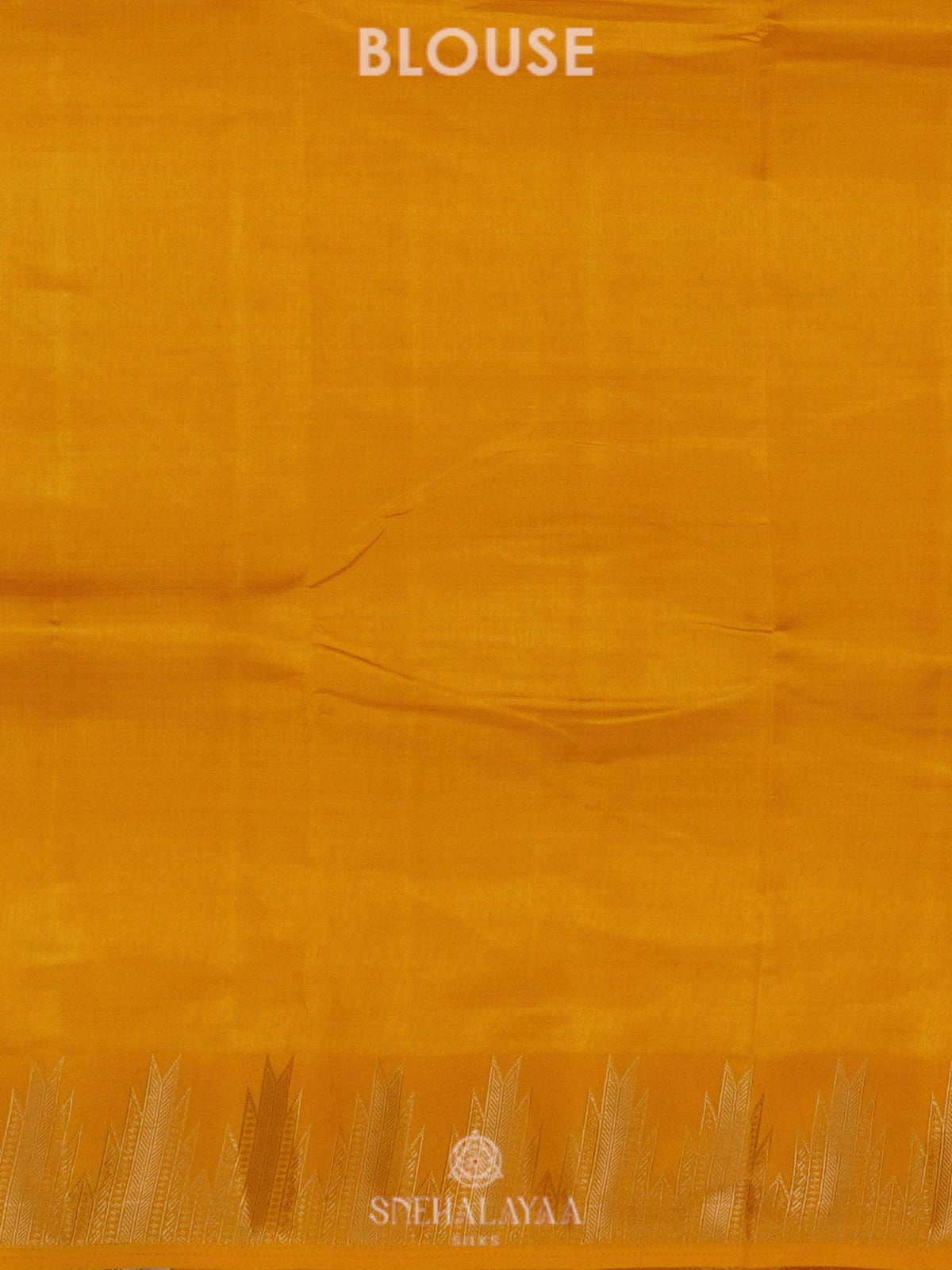Mango Yellow Raw Silk Saree