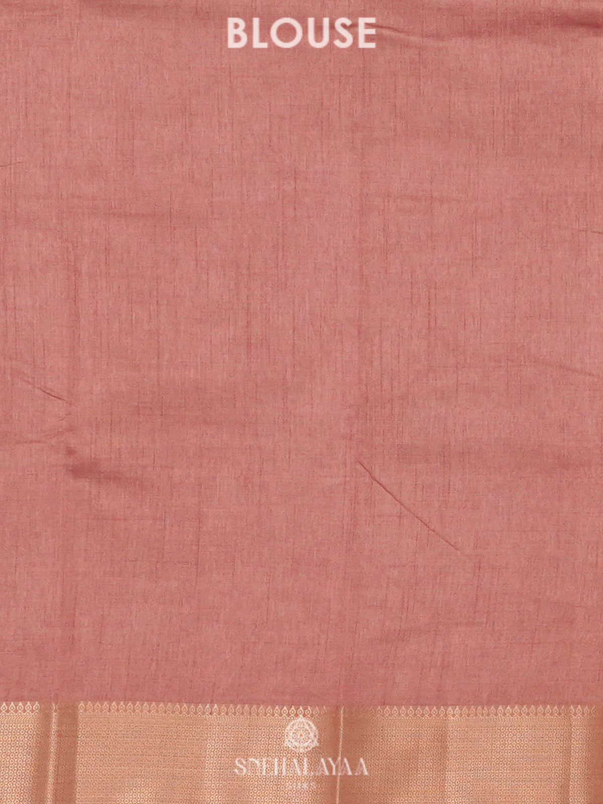 Mauve Pink Raw Silk Saree