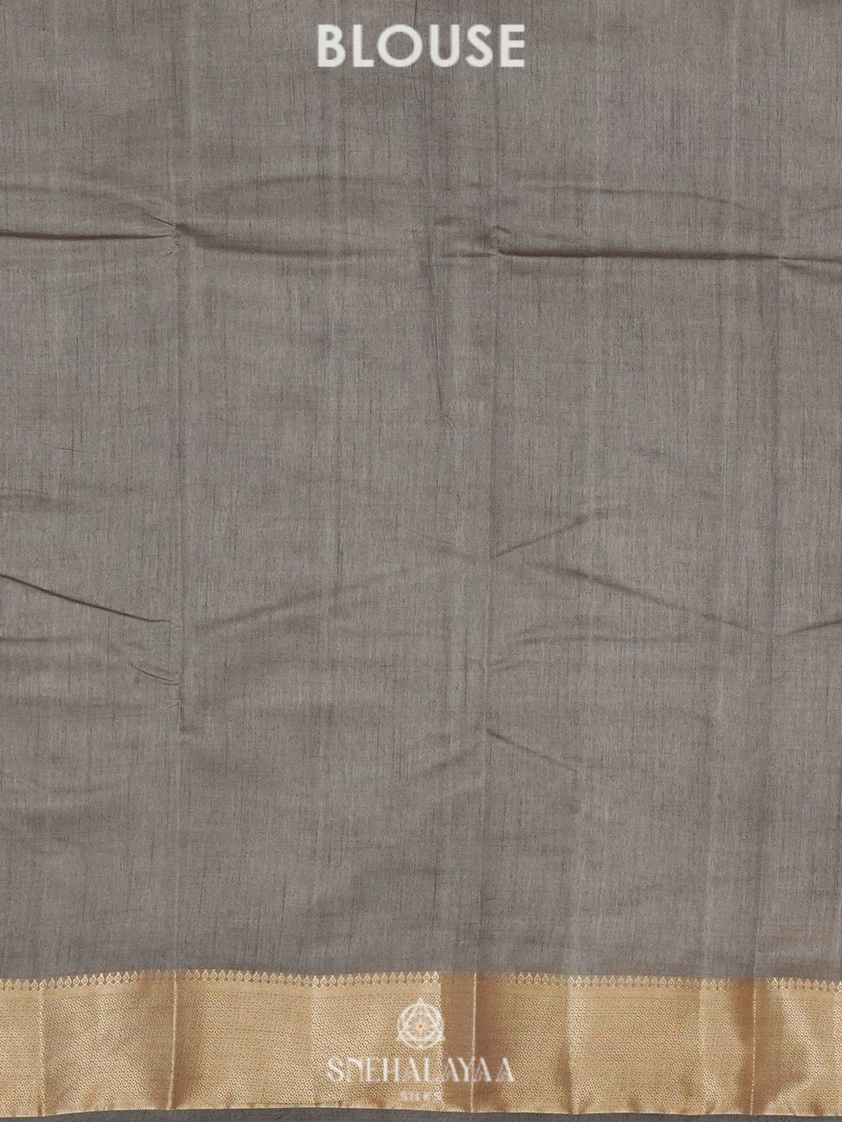Grey Raw Silk Saree