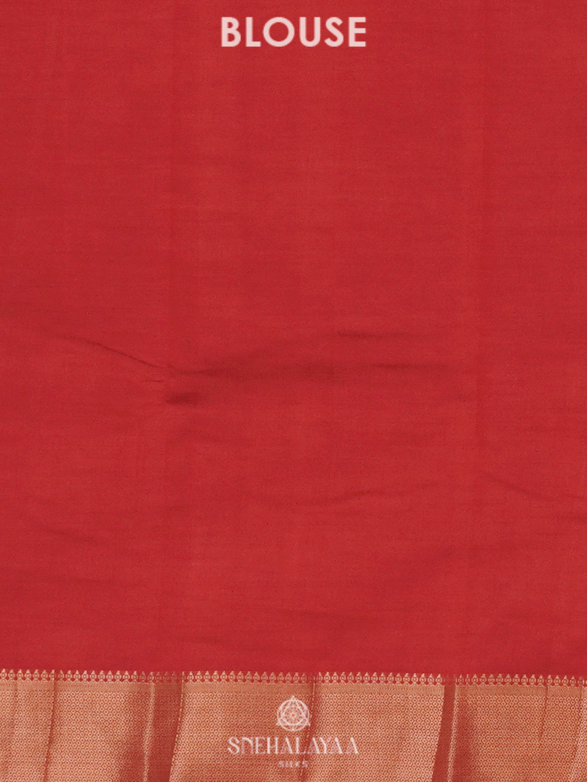 Ruby Red Raw Silk Saree