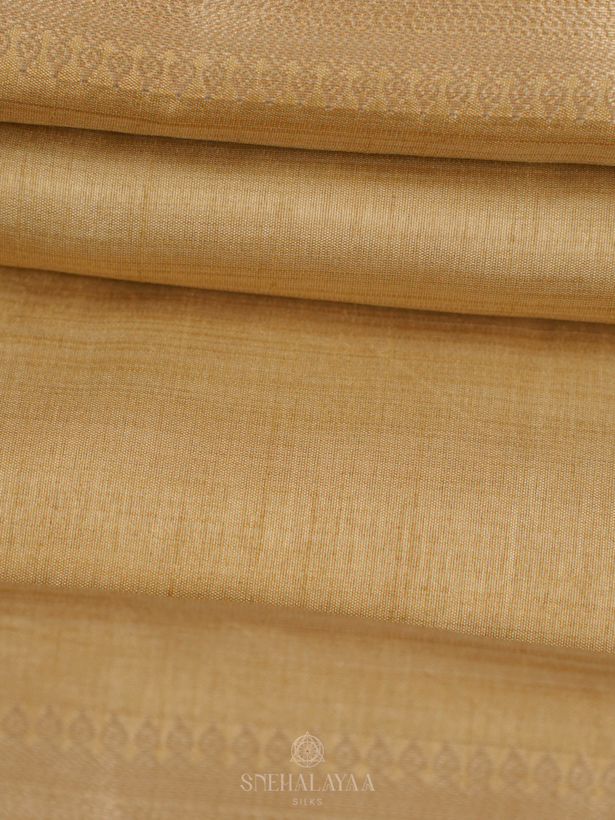 Pale Yellow Raw Silk Saree