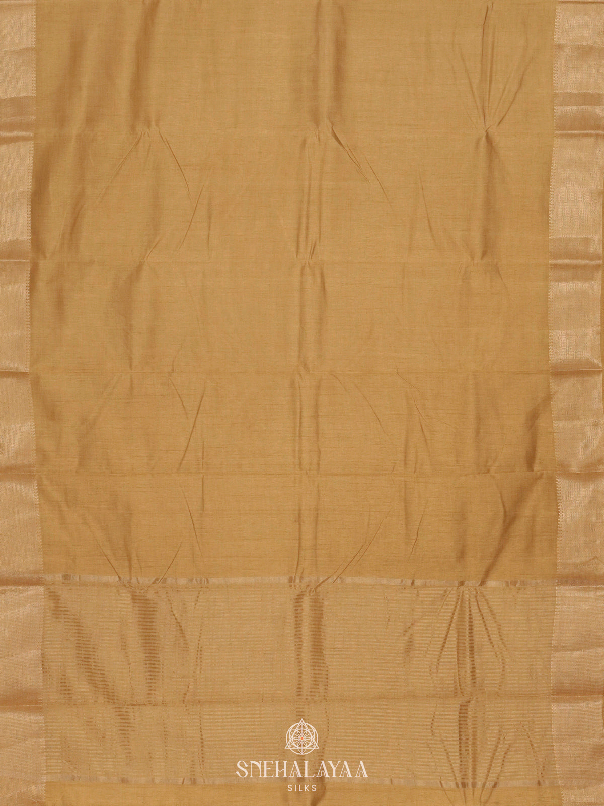 Pale Yellow Raw Silk Saree