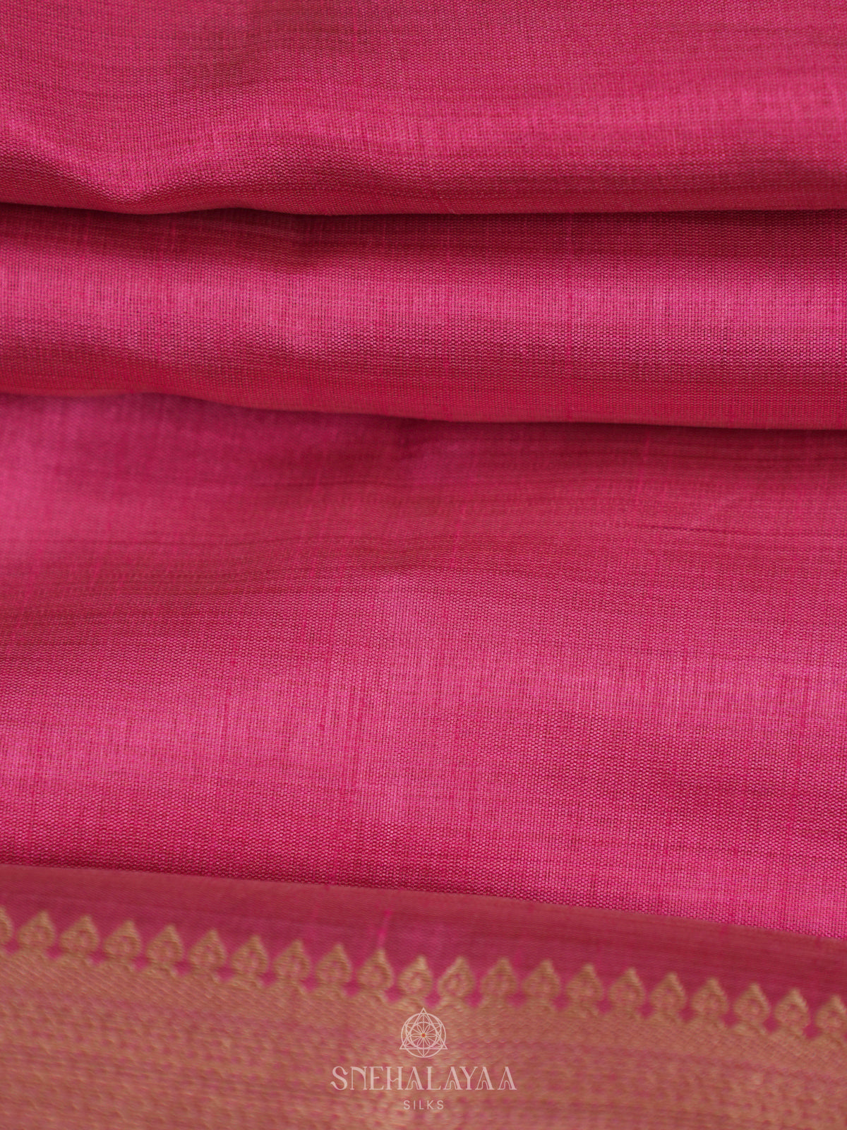Pink Raw Silk Saree