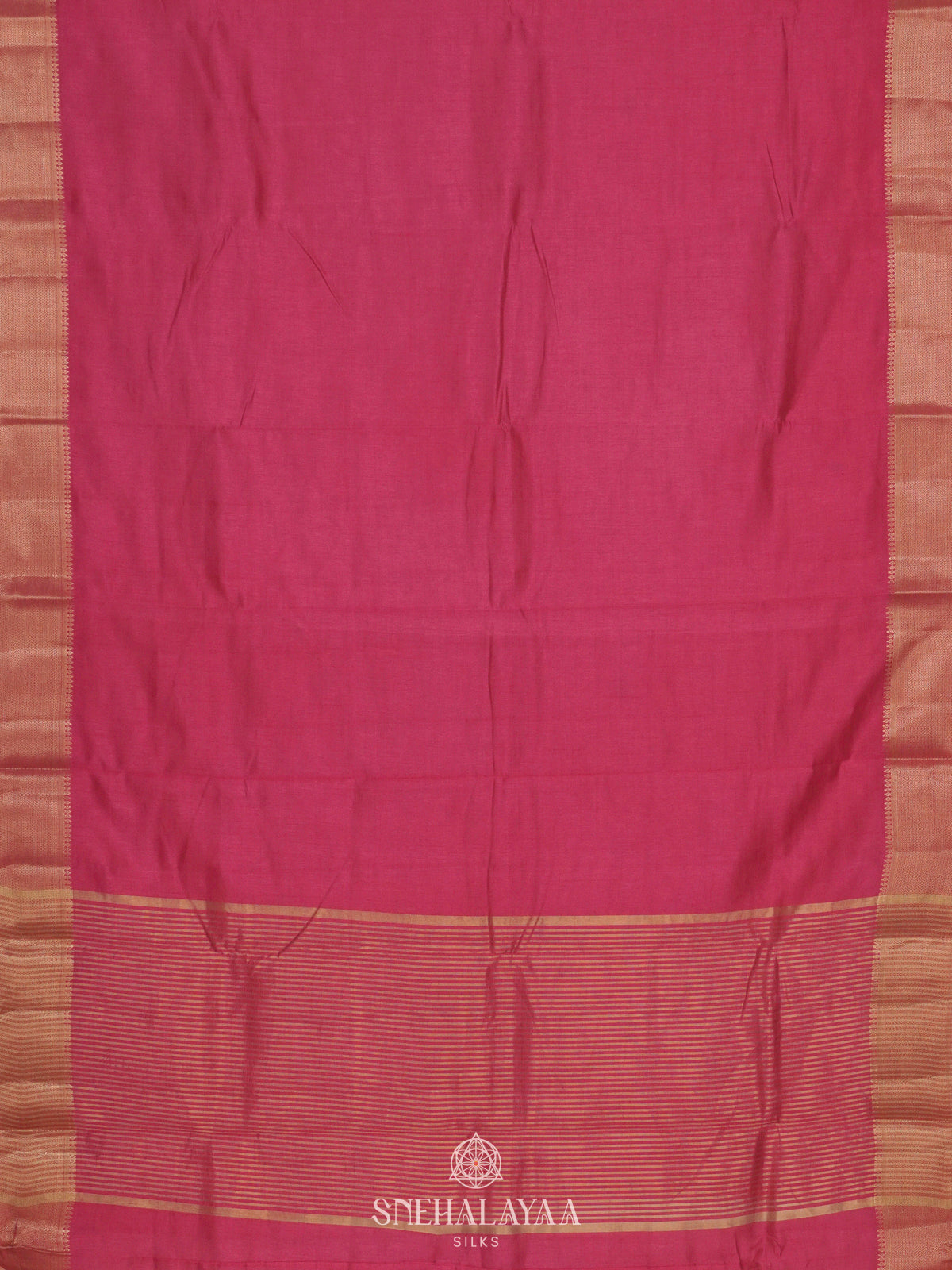 Pink Raw Silk Saree