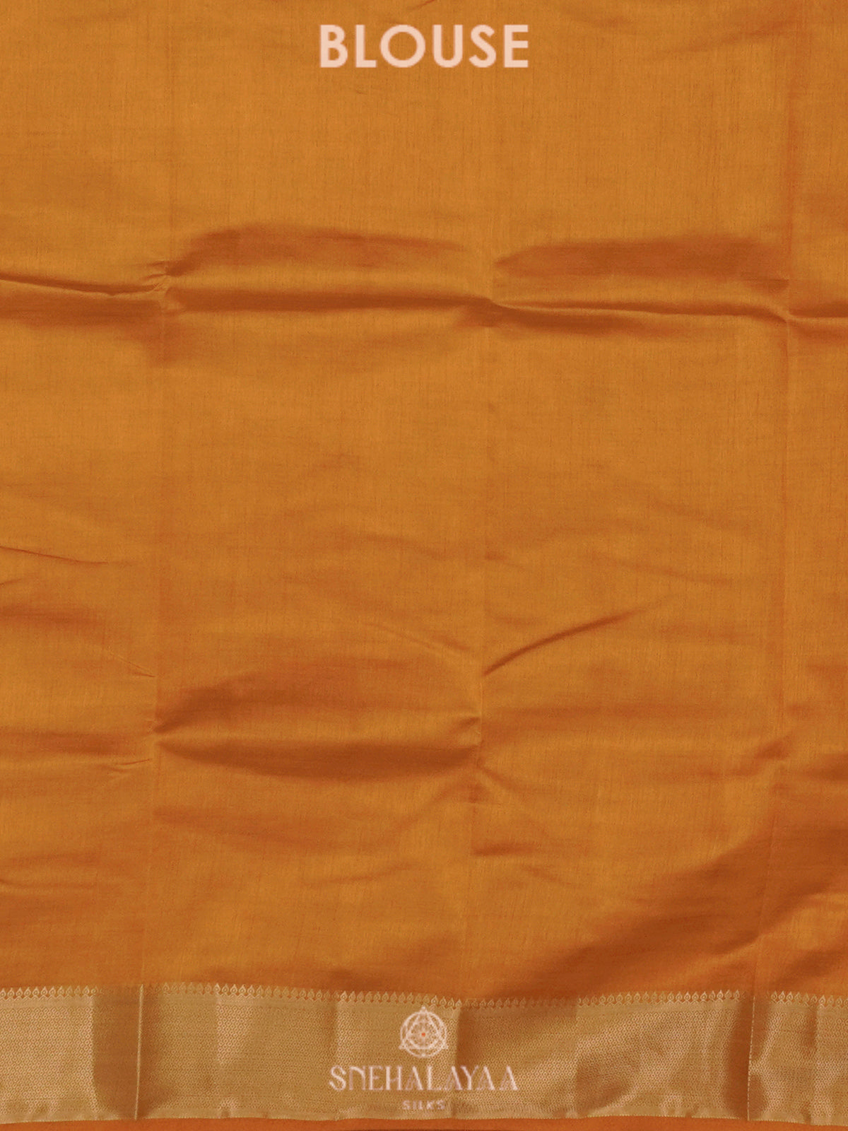 Orange Raw Silk Saree