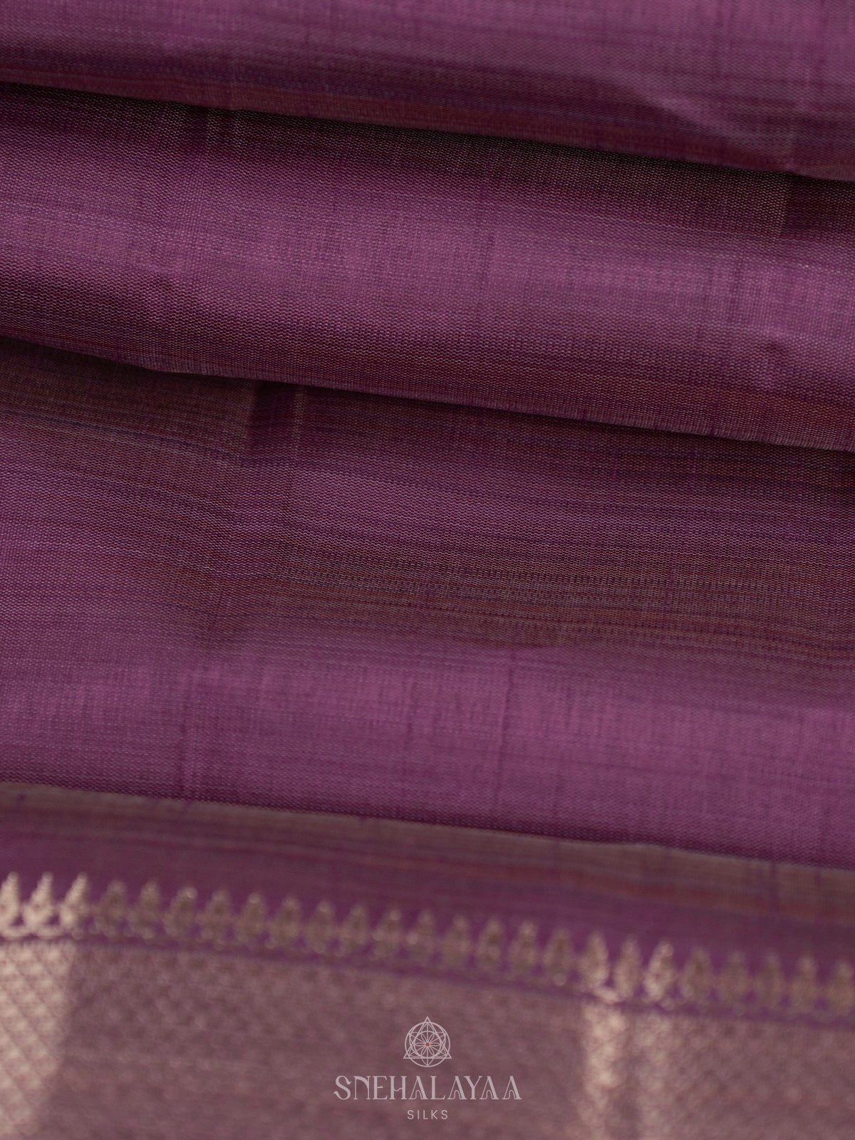 Wine Raw Silk Saree