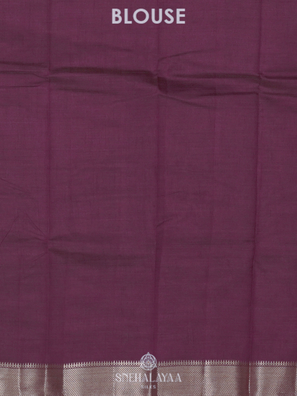 Wine Raw Silk Saree
