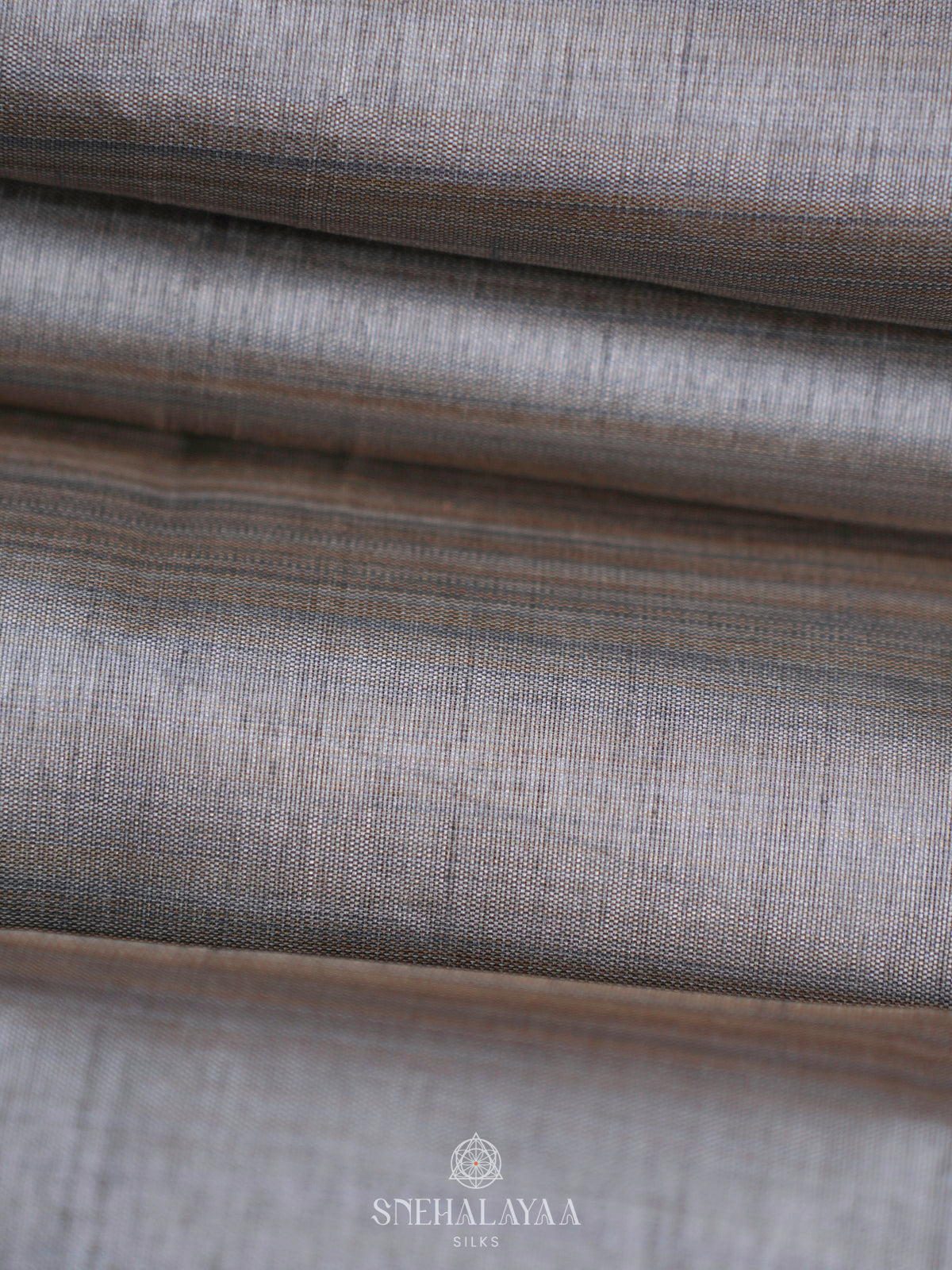 Grey Raw Silk Saree