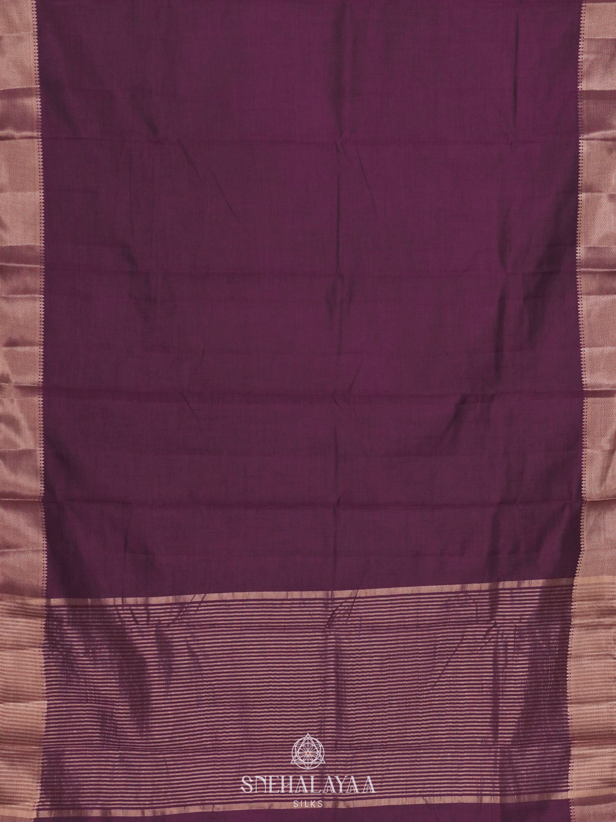 Purple Raw Silk Saree