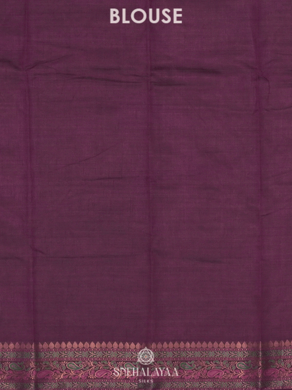 Purple Raw Silk Saree