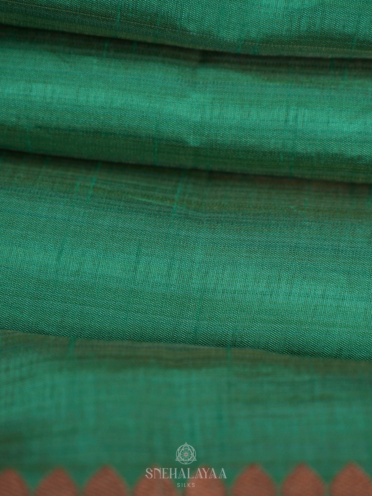 Green Raw Silk Saree