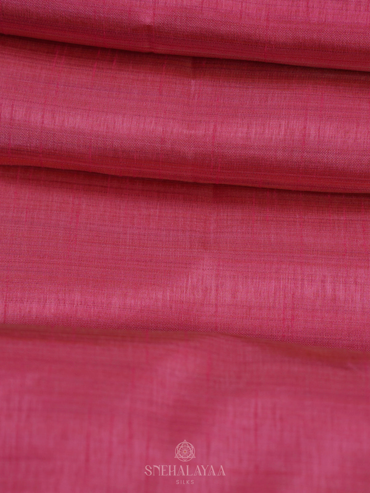 Pink Raw Silk Saree