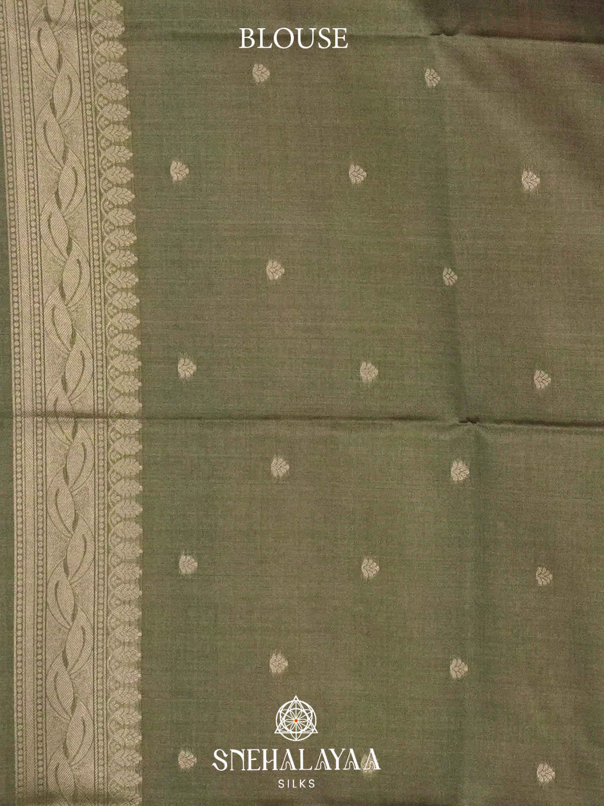 Olive Green Jute Saree
