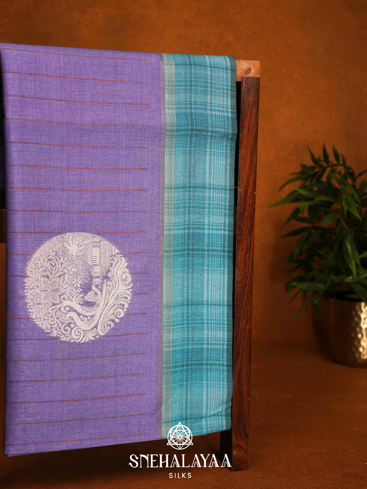Purple Jute Saree