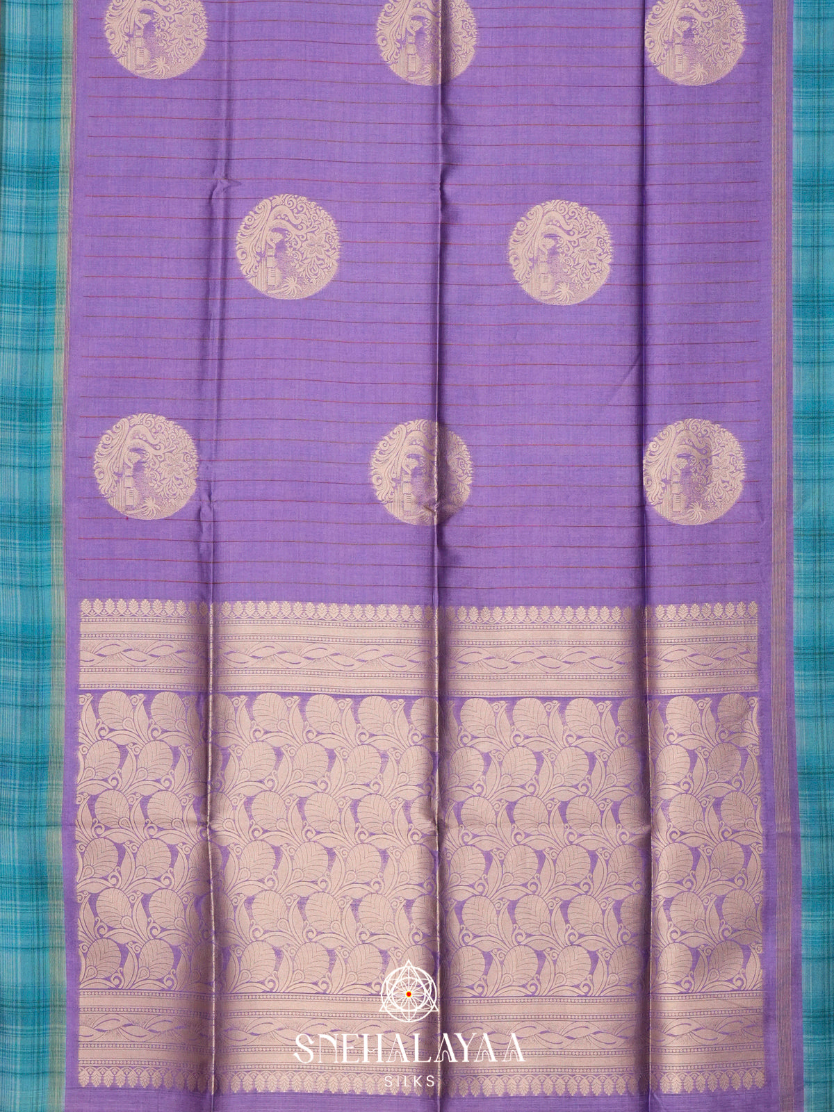 Purple Jute Saree
