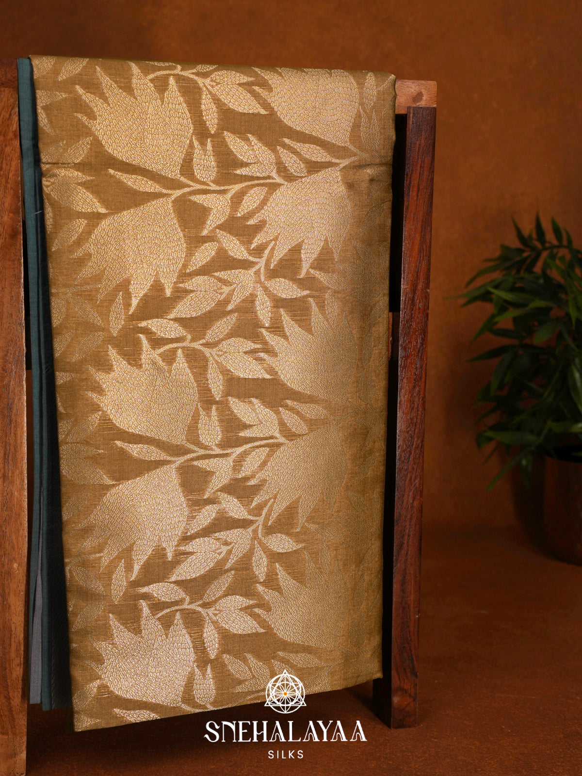 Honey Gold Jute Saree