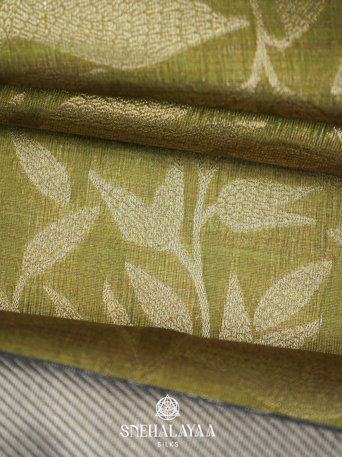 Mahendi Green Jute Saree