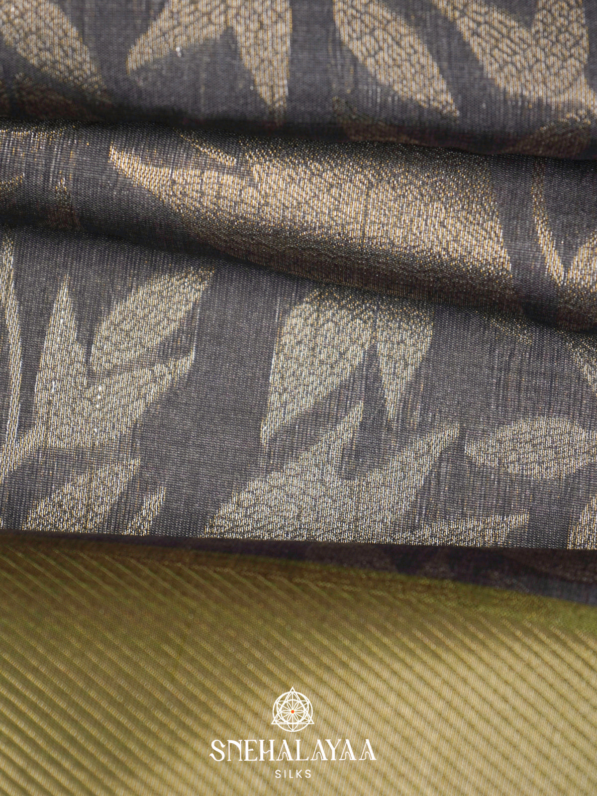 Charcol Grey Jute Saree