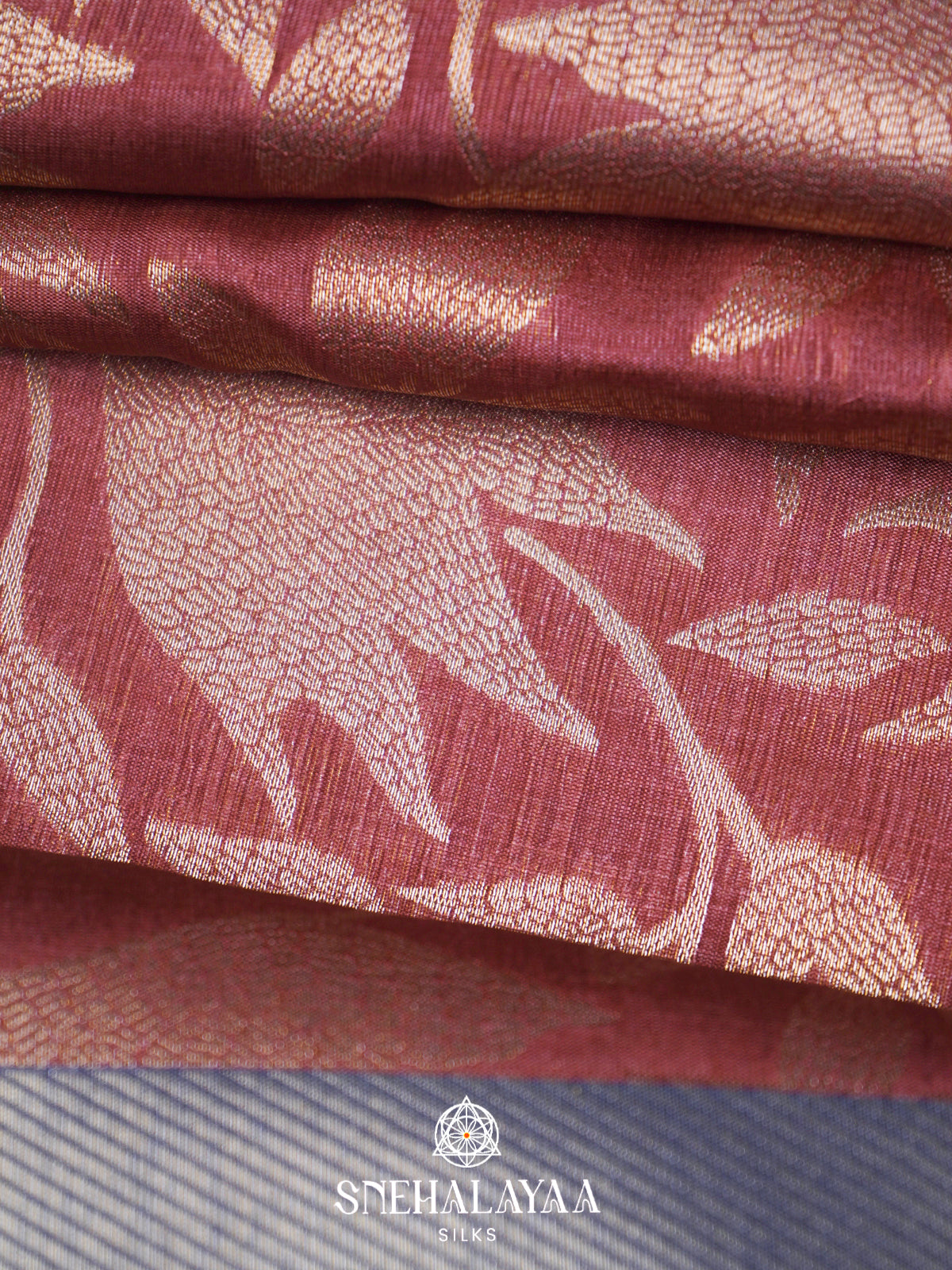 Maroon Jute Saree