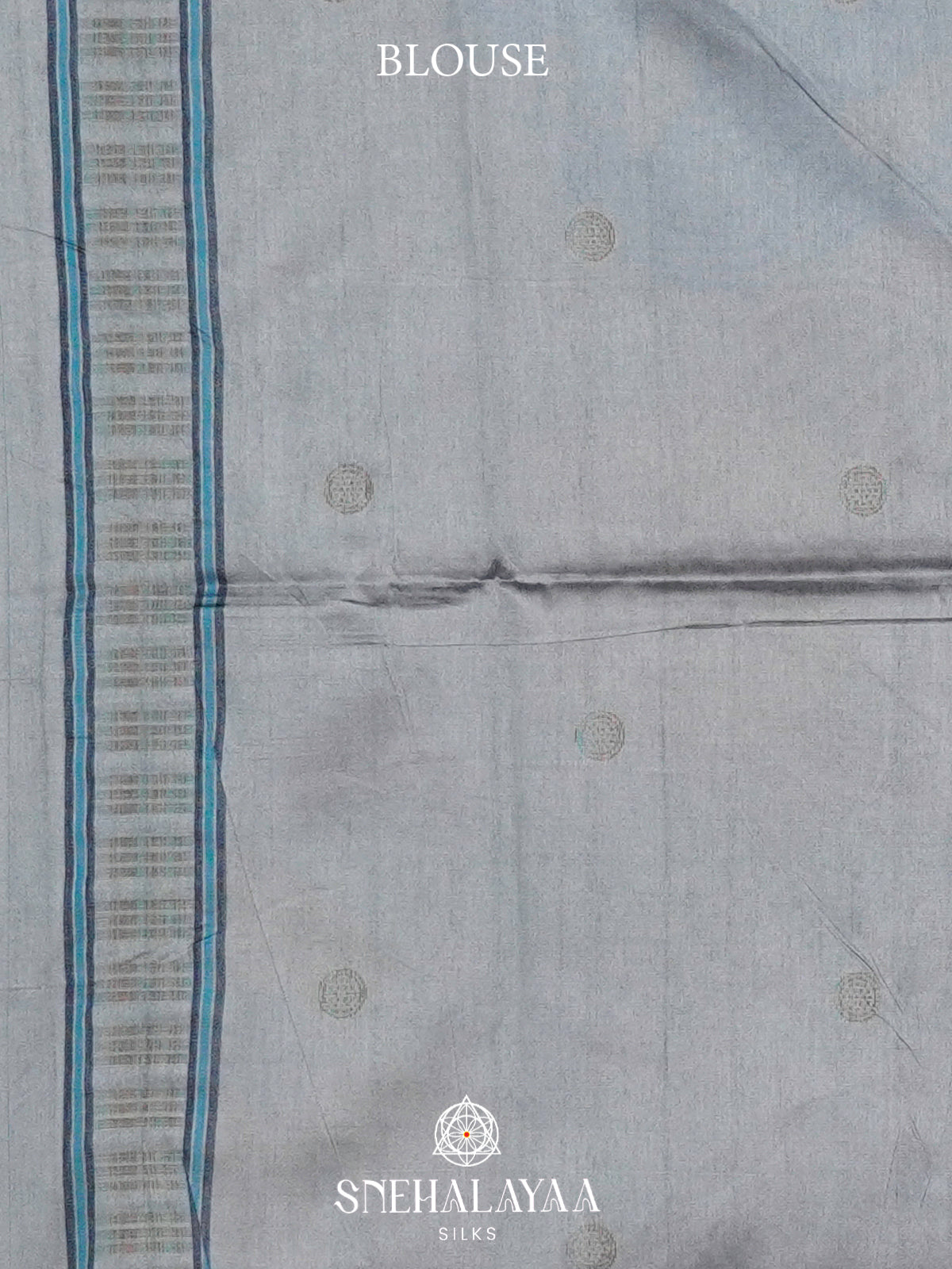 Blue Jute Saree