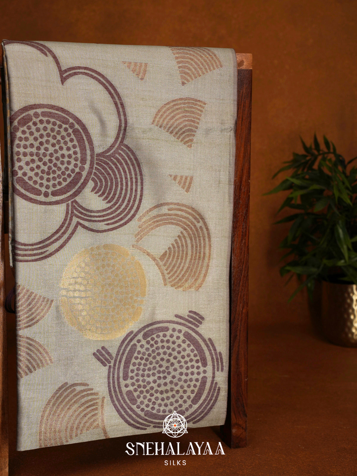 Sage Green Jute Saree