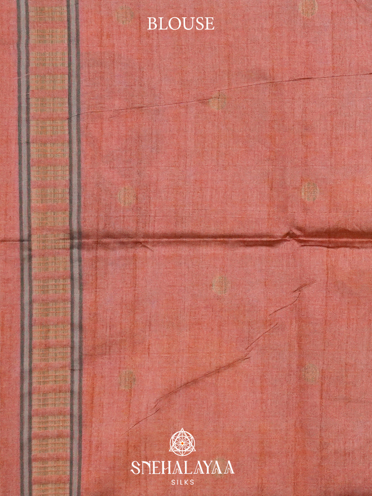 Peach Jute Saree