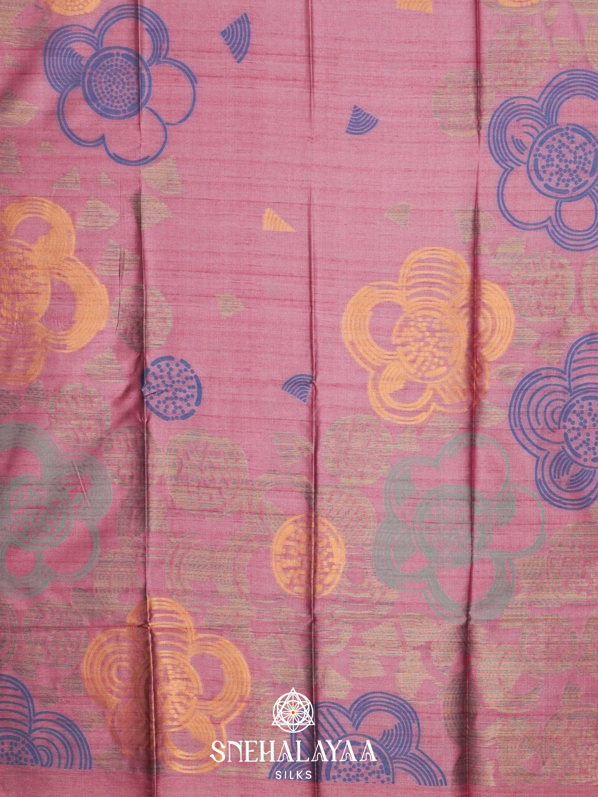 Pink Jute Saree
