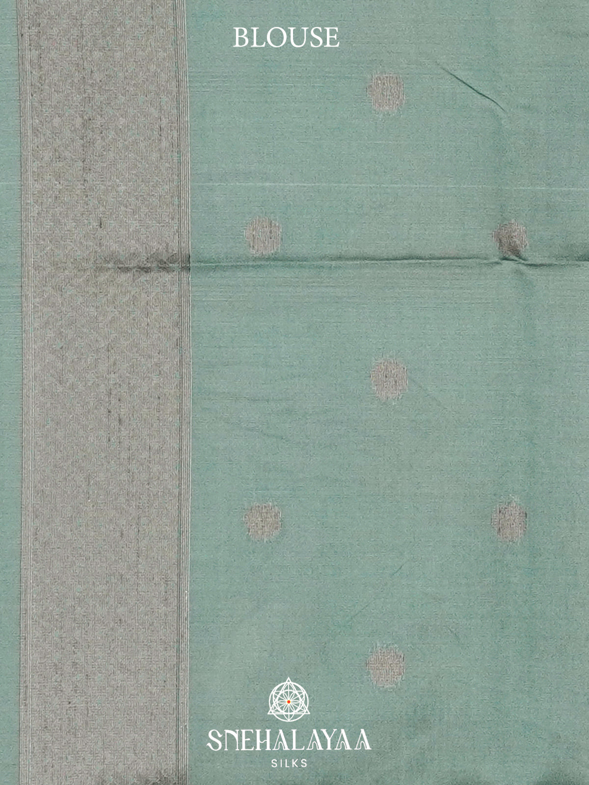 Seafoam Green Jute Saree