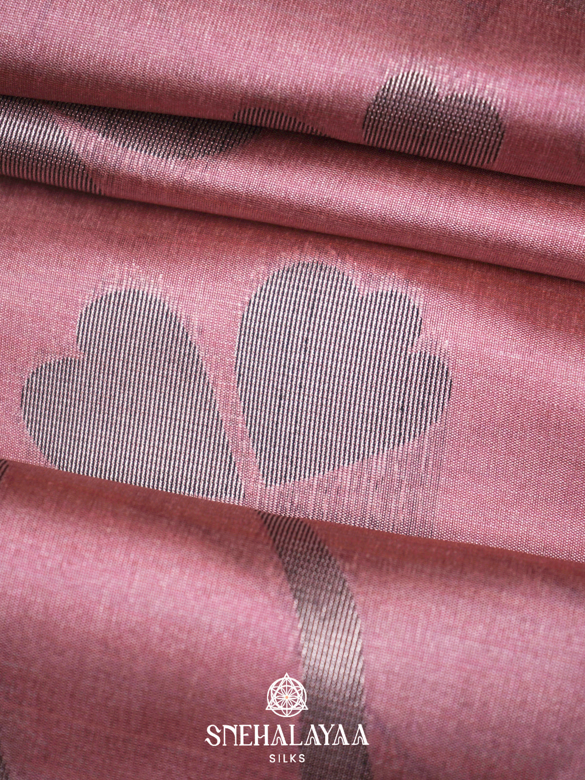 Rose Pink Jute Saree