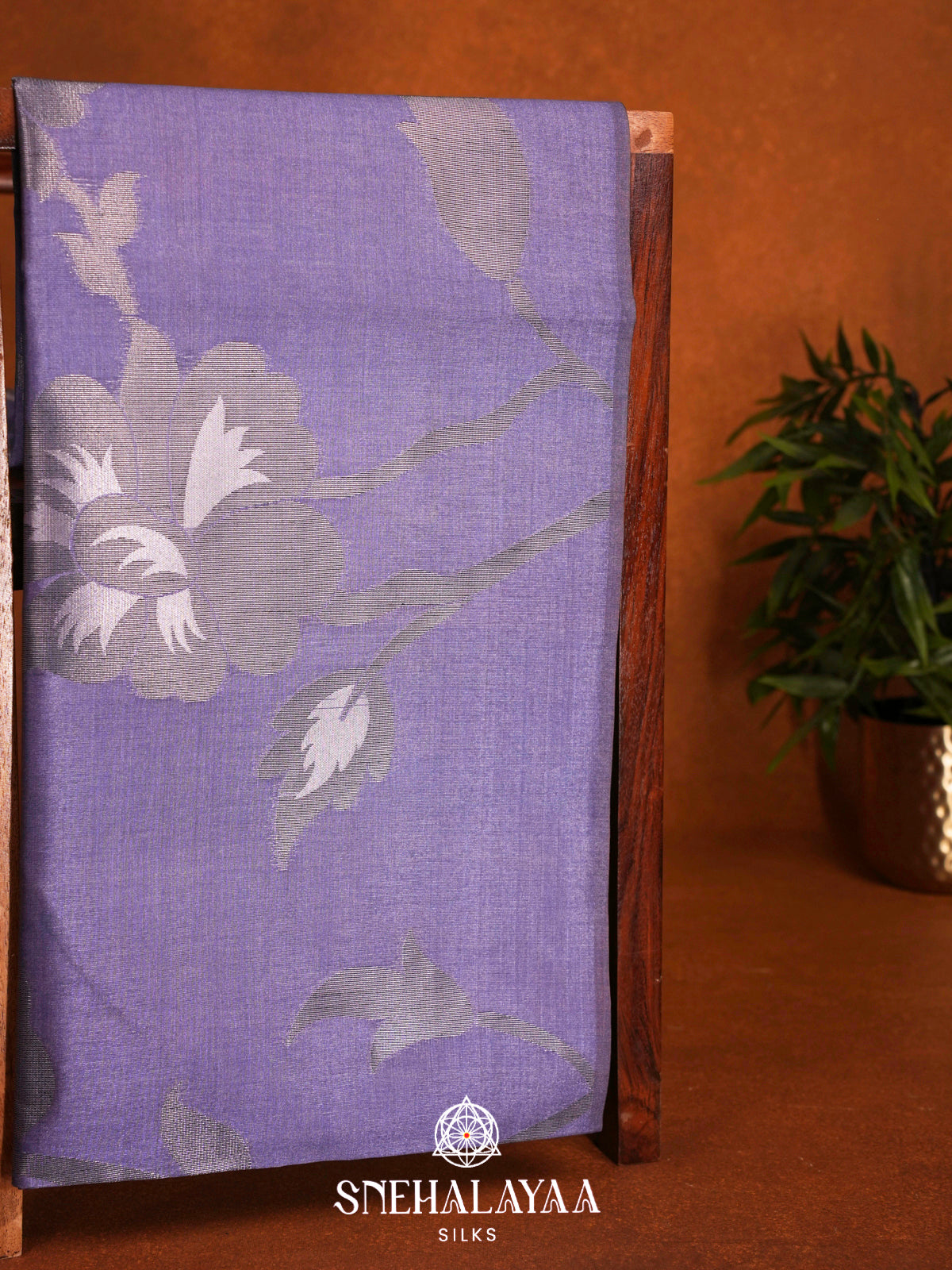 Lilac Jute Saree