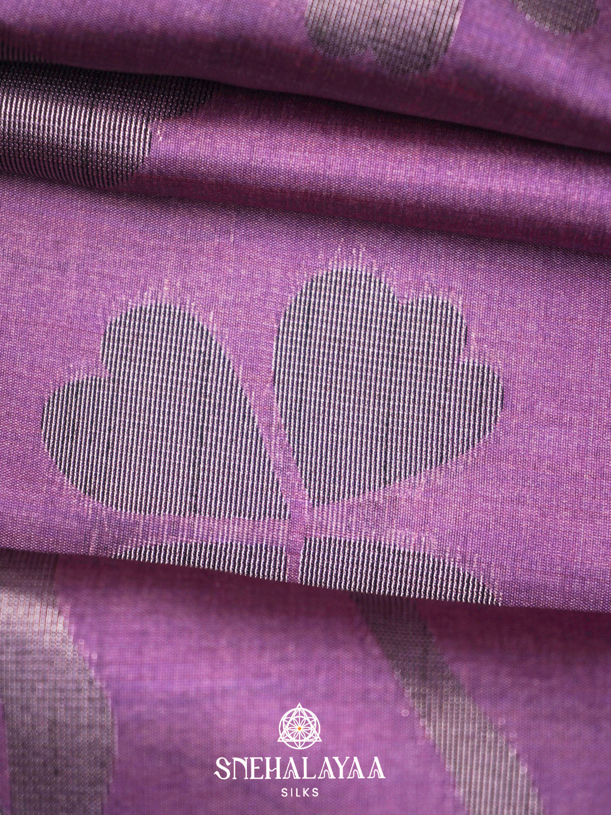 Lavender Jute Saree