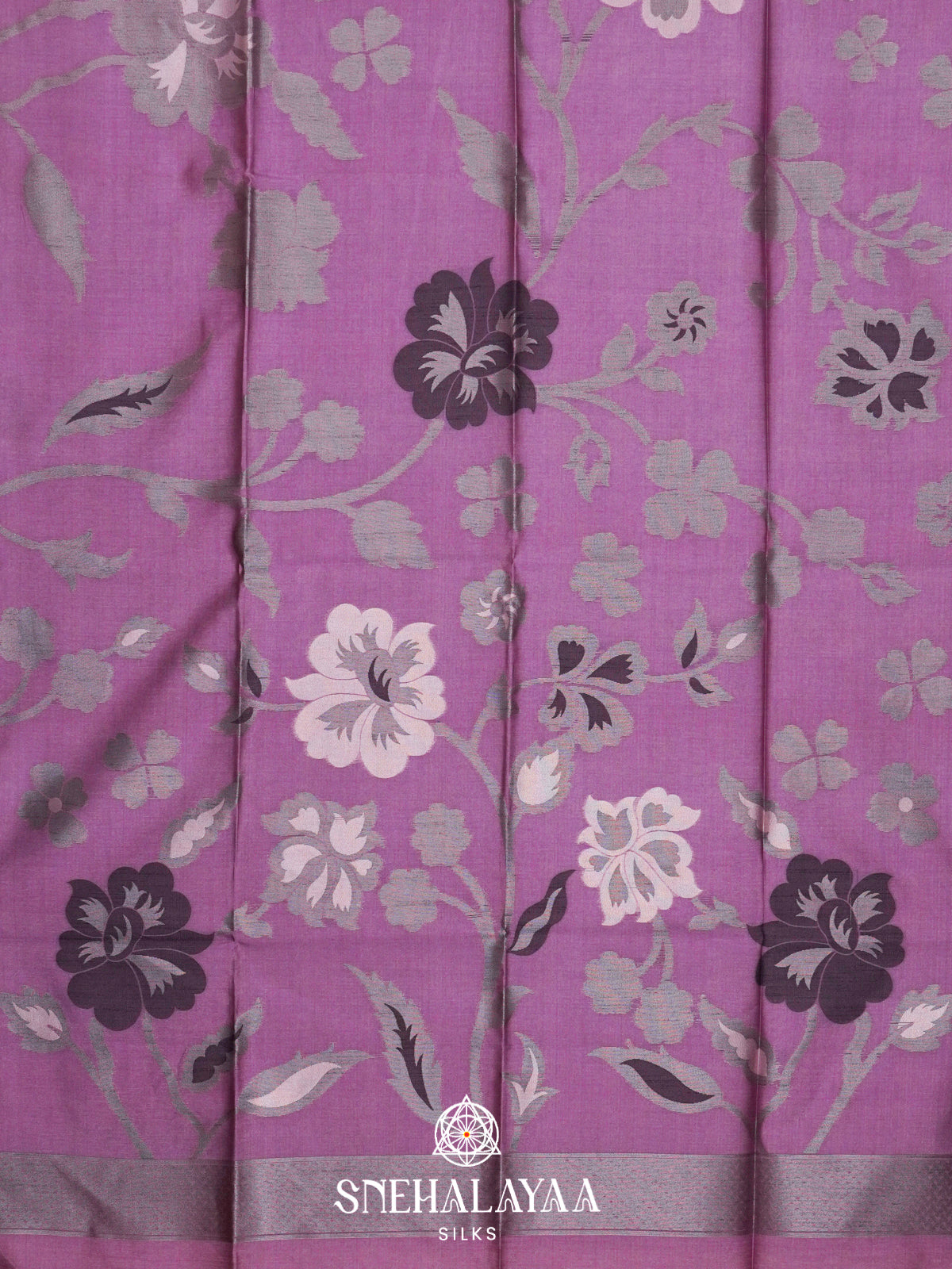 Lavender Jute Saree