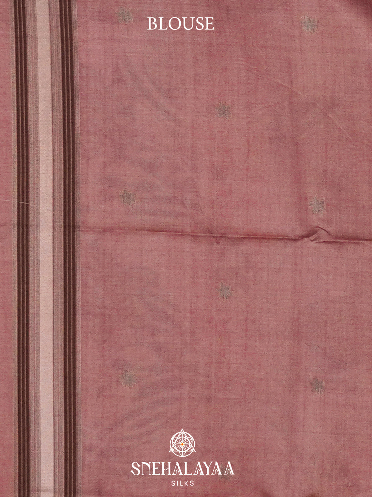 Dusty Rose Jute Saree