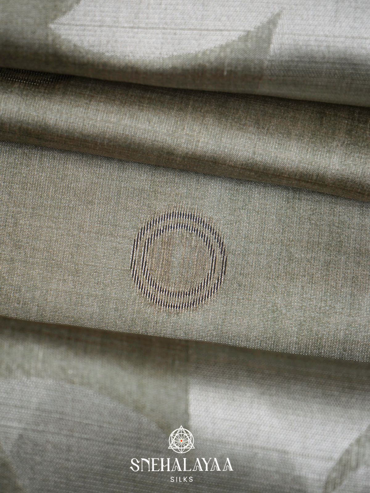 Sage Green Jute Saree
