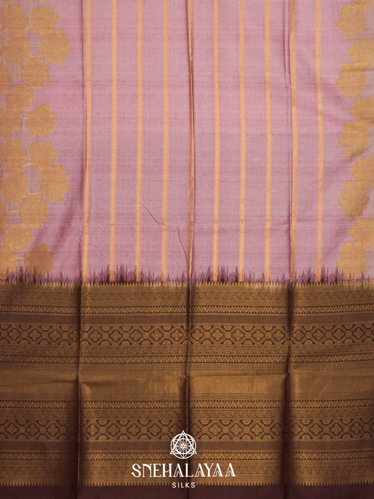 Pink Jute Saree