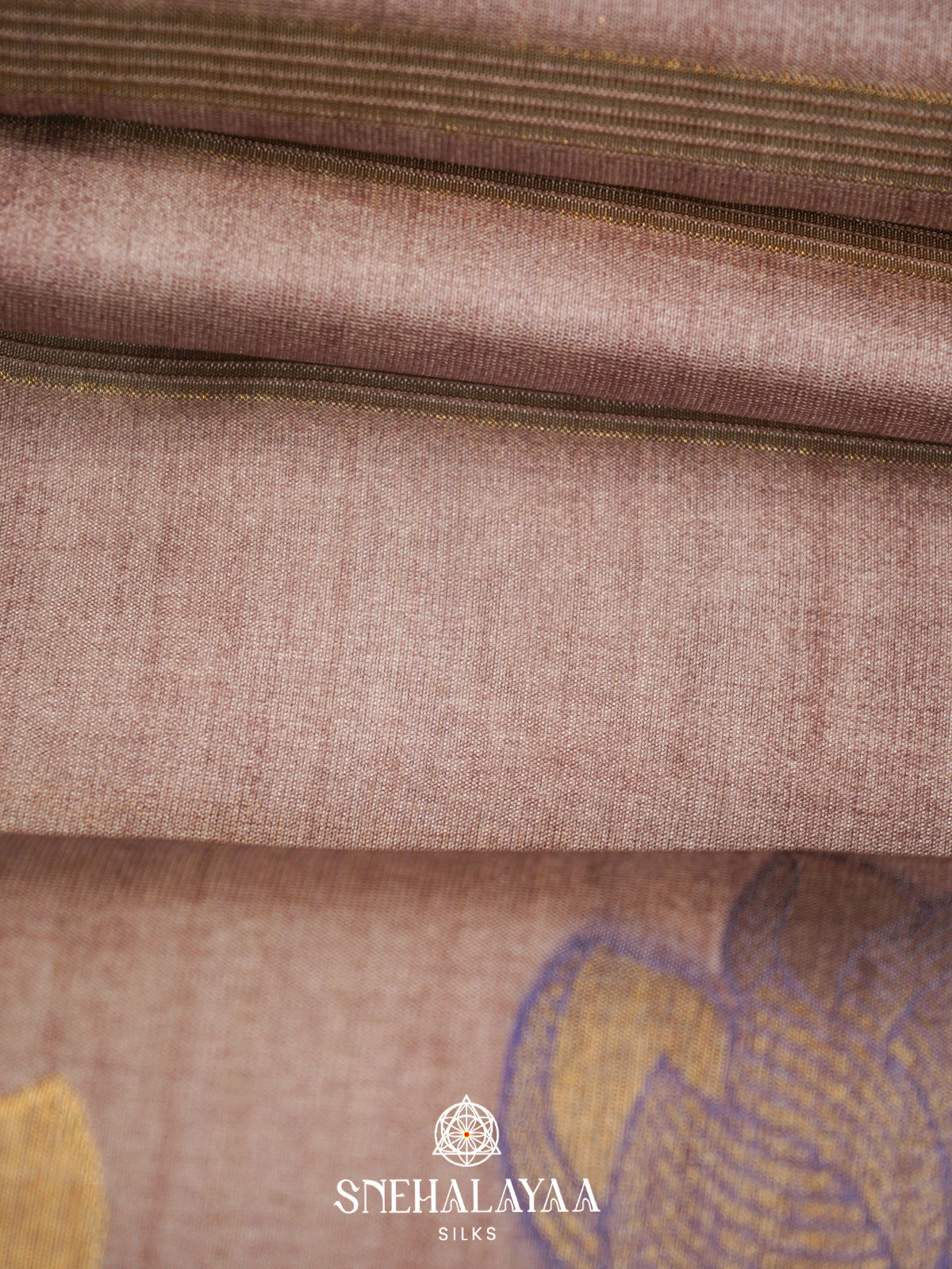 Mauve Jute Saree