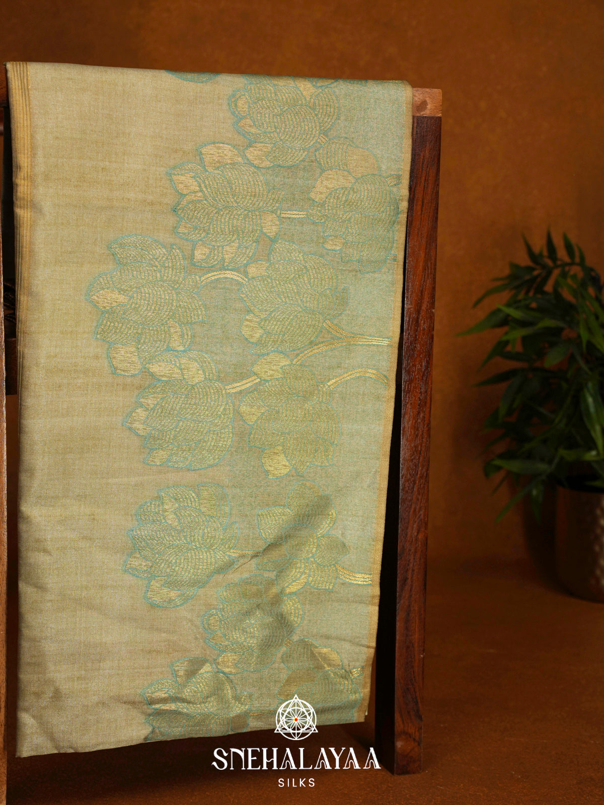 Green Jute Saree