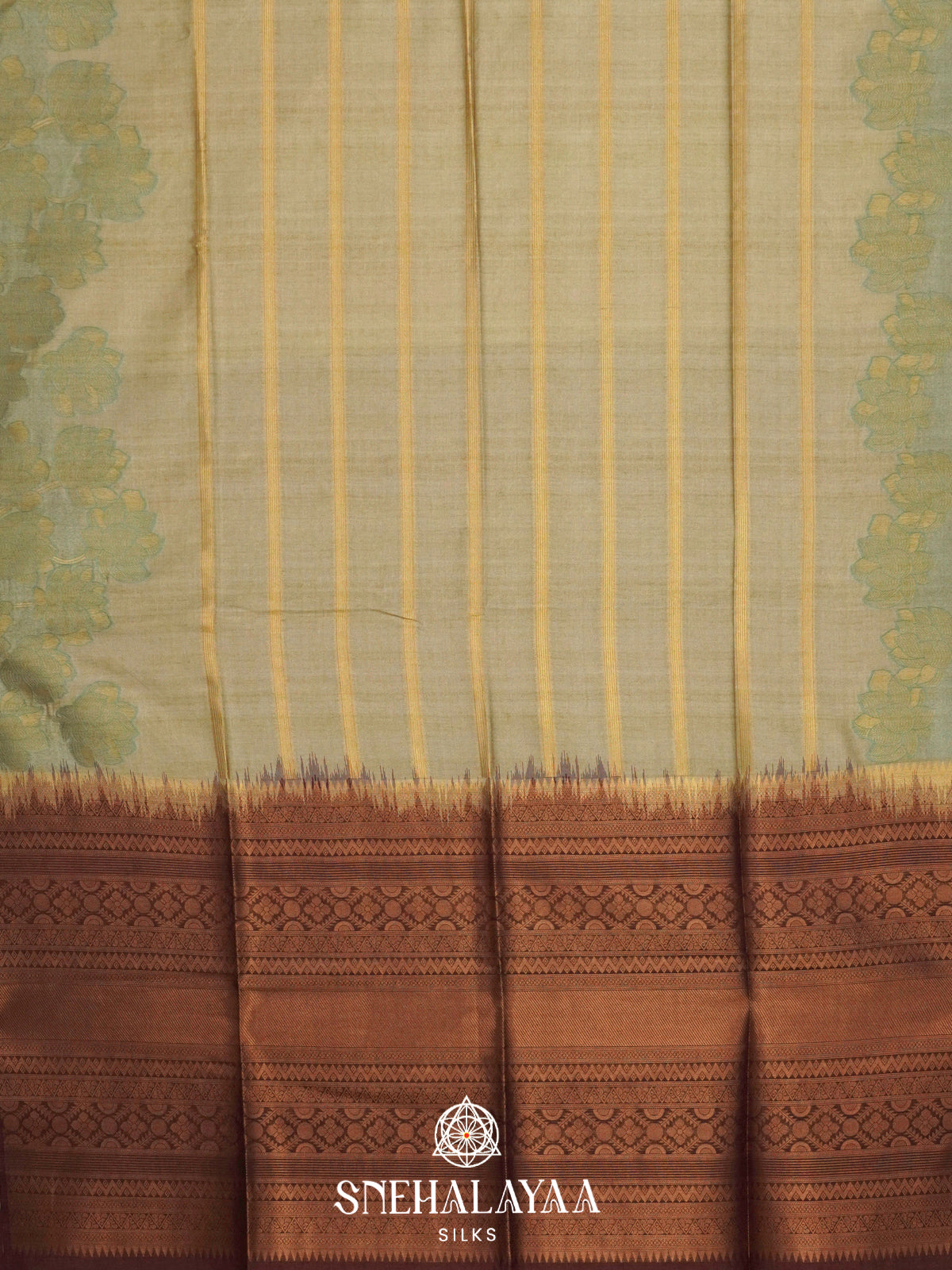 Green Jute Saree