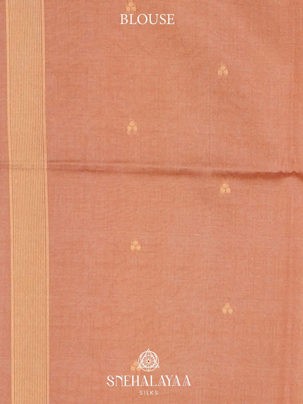 Coral Peach Jute Saree