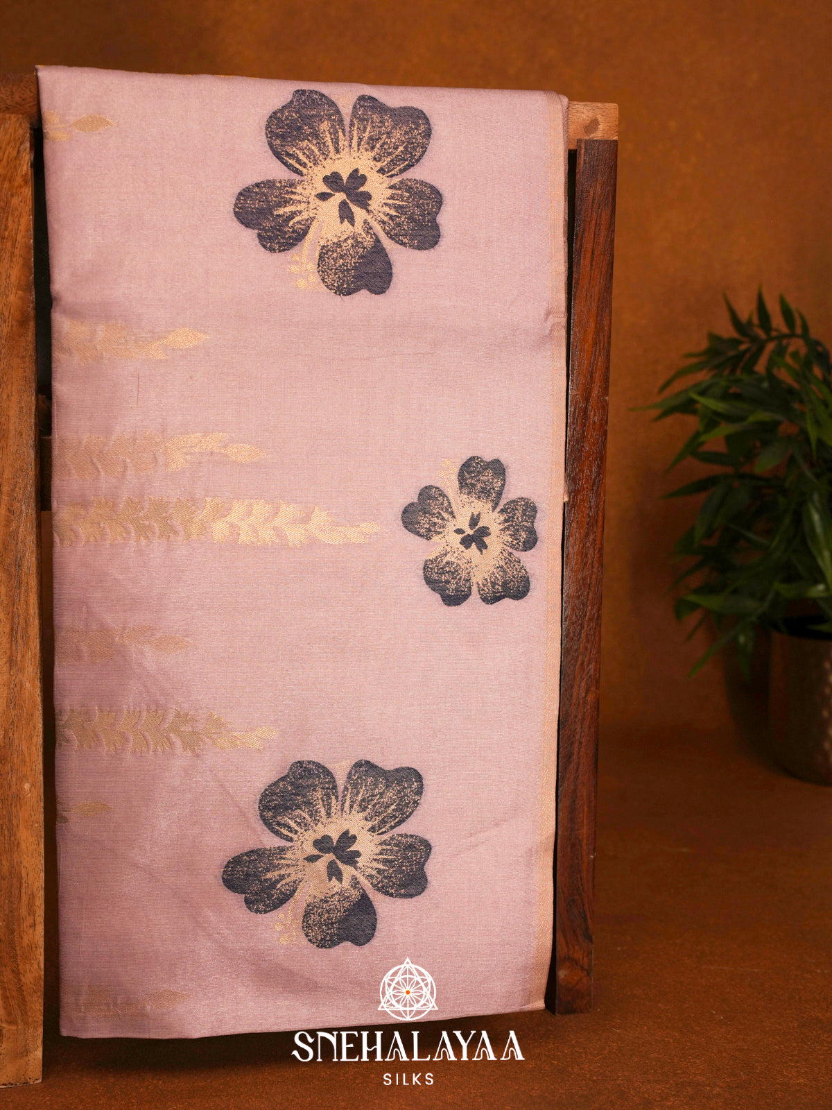 Peach Jute Saree