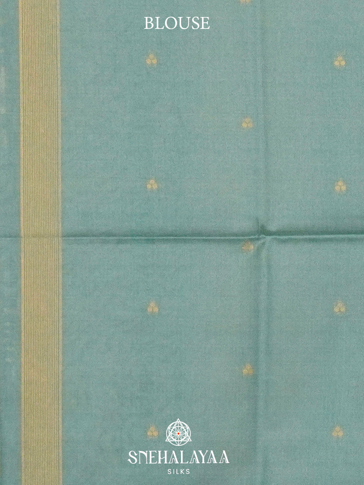 Aqua Blue Jute Saree