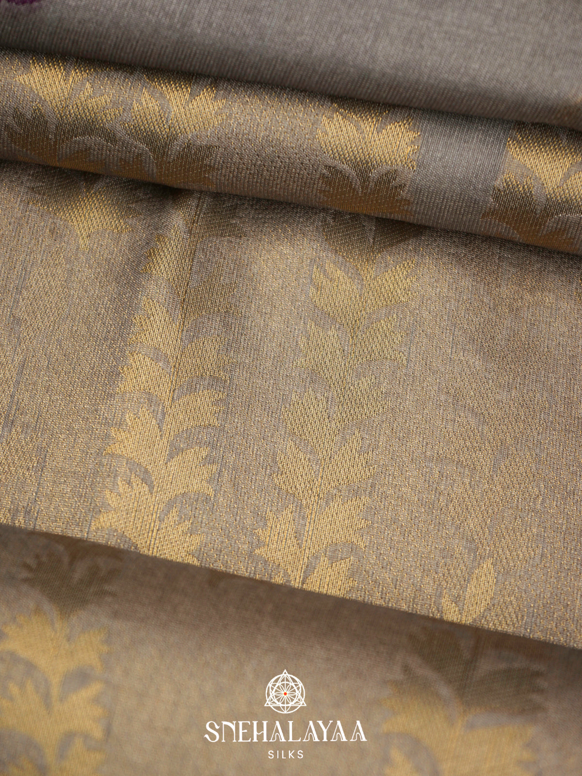 Biege Jute Saree
