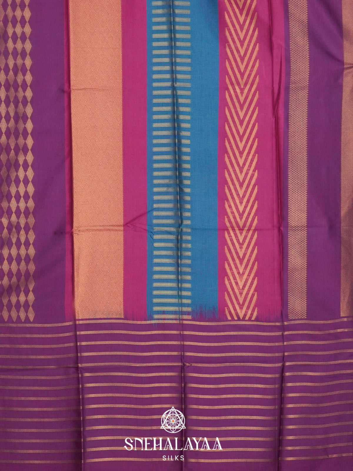 Multicolour Jute Saree