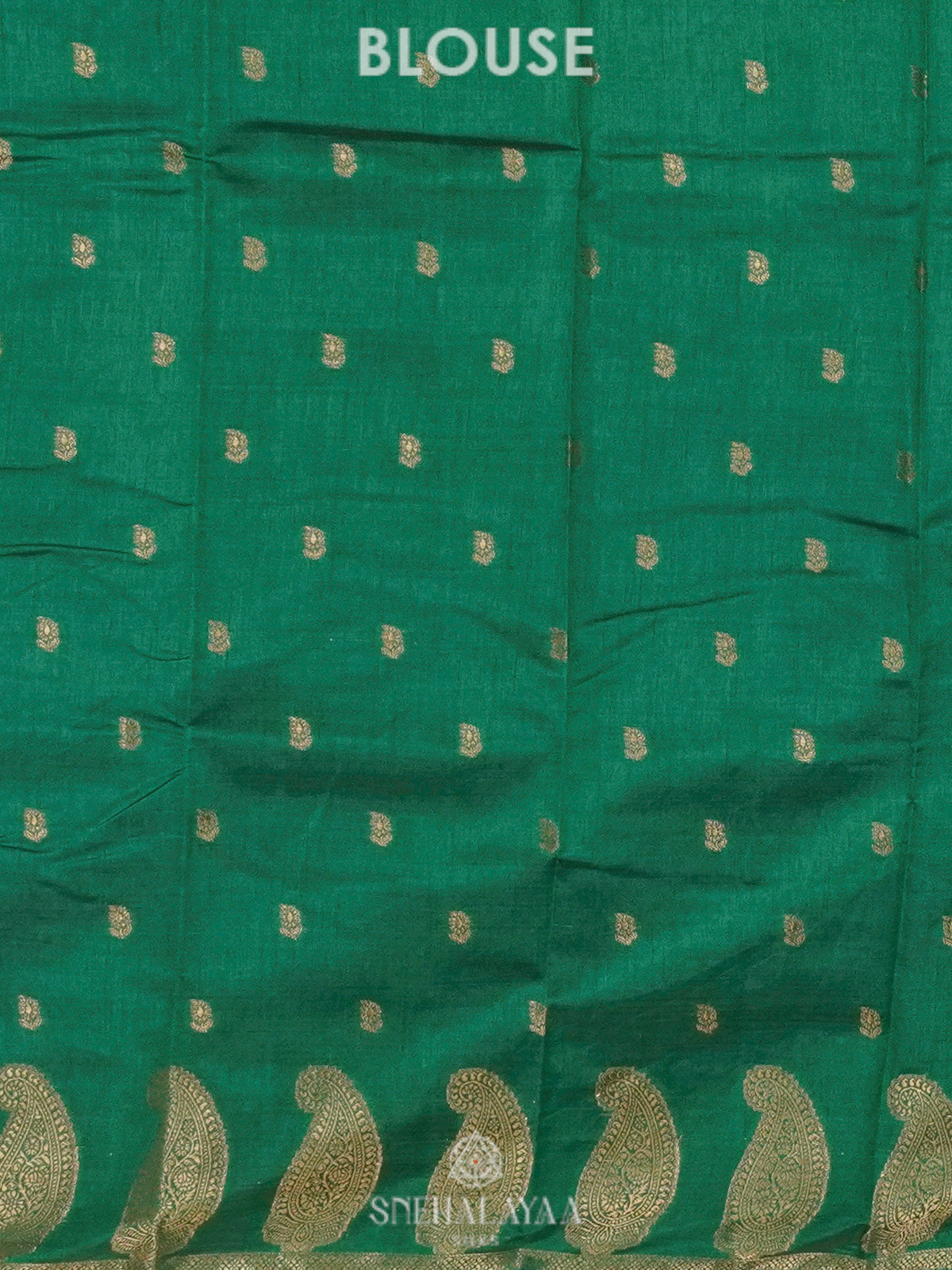 Green Raw Silk Saree