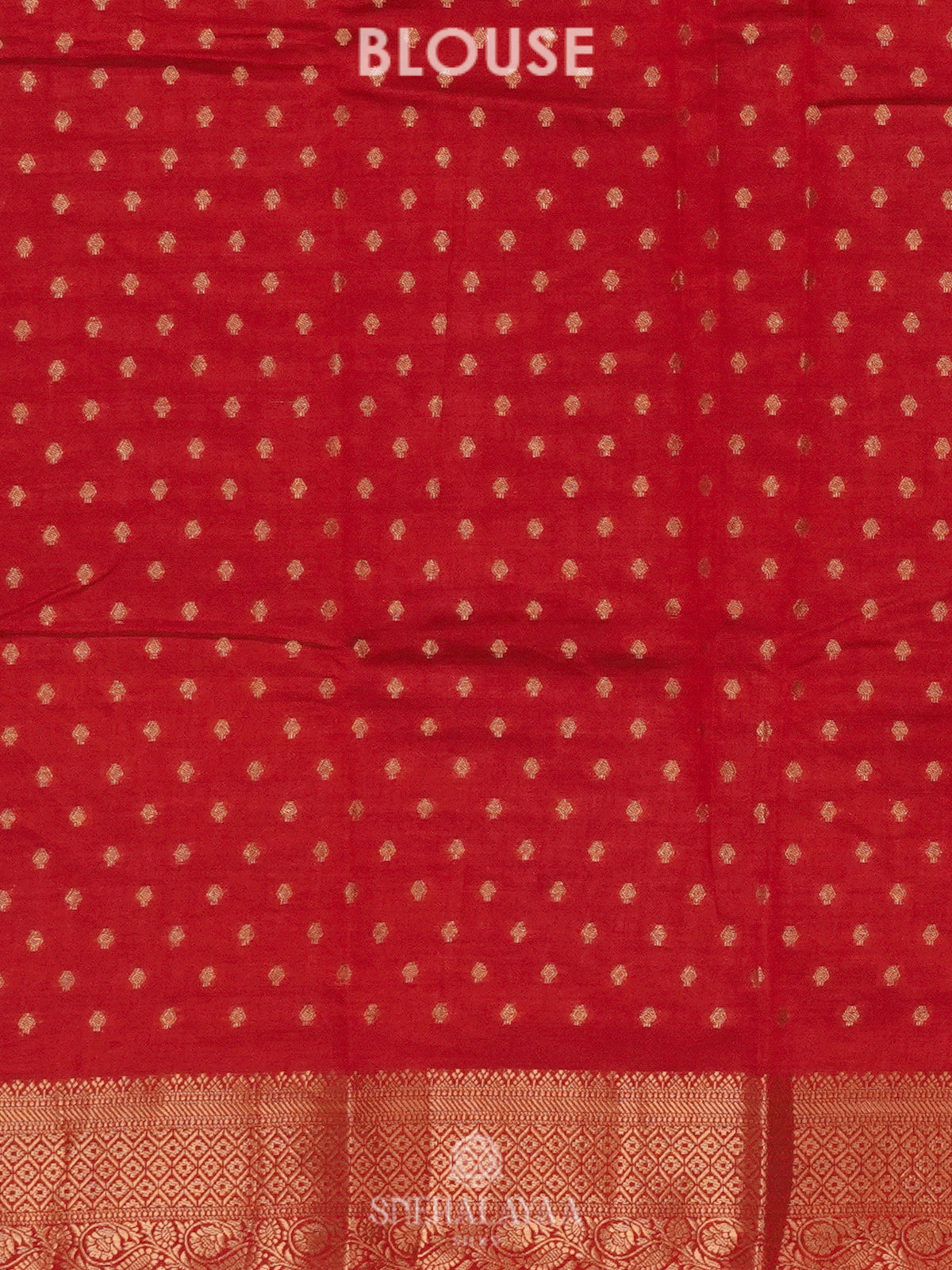 Red Raw Silk Saree