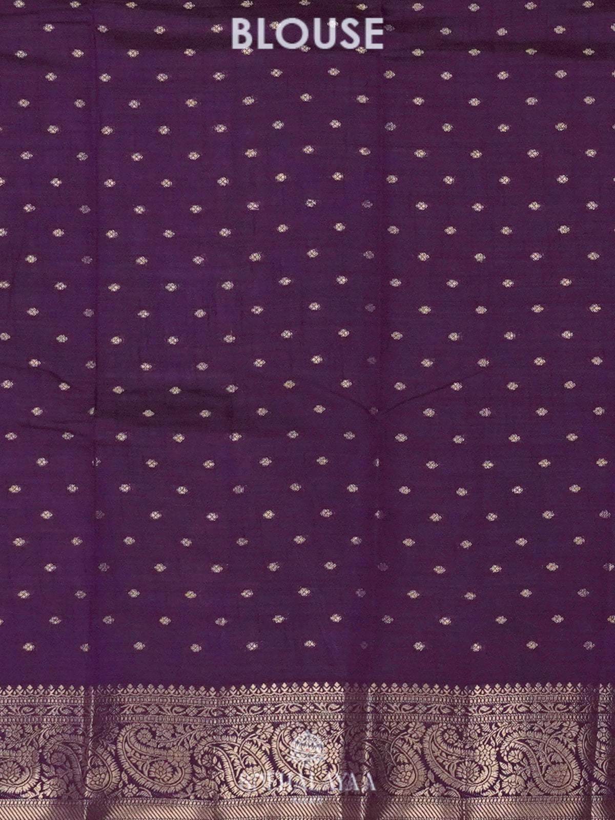 Purple Raw Silk Saree