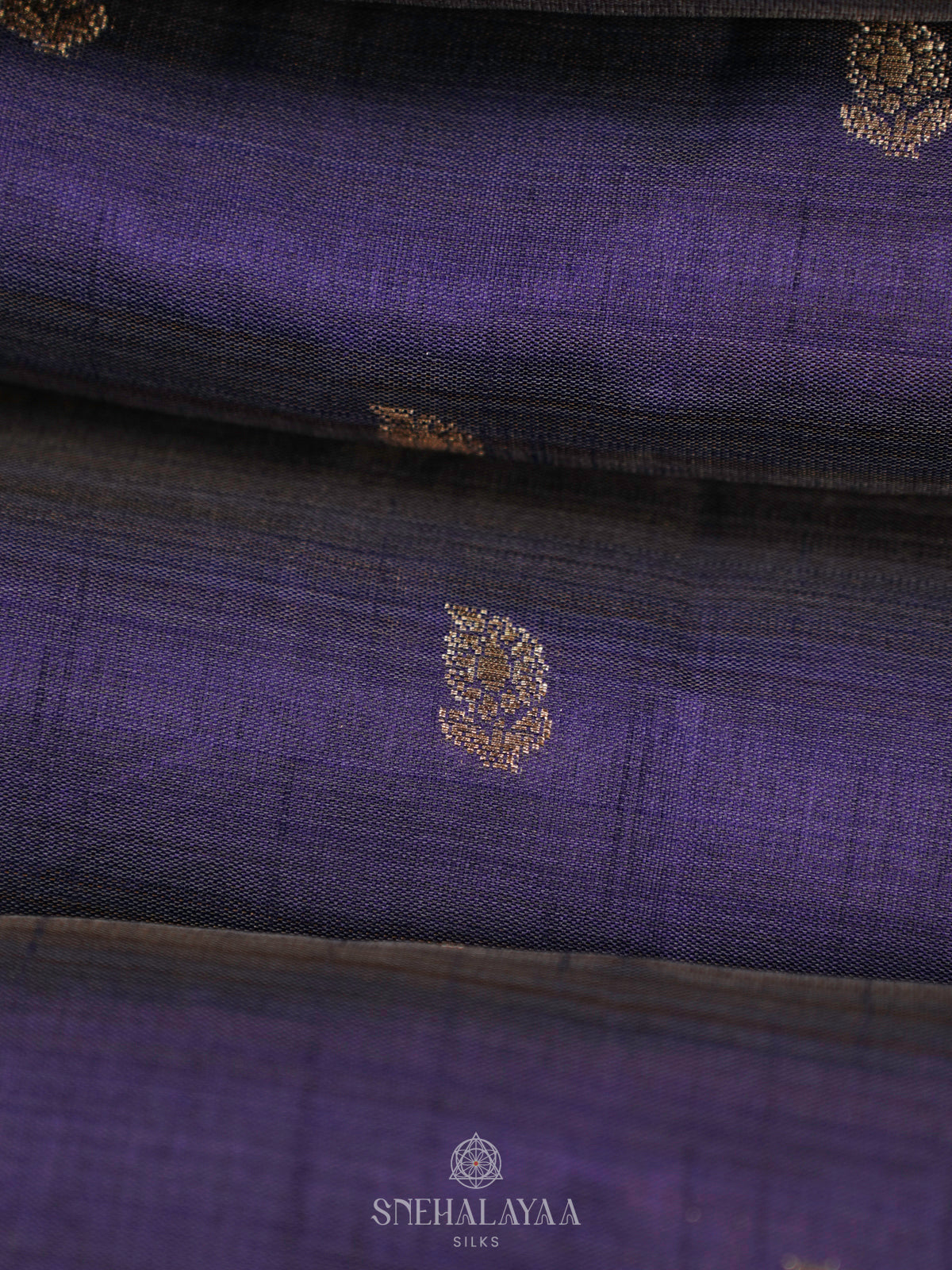 Purple Raw Silk Saree